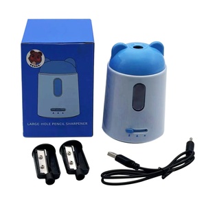 Temperino Elettrico da Scrivania D6-12mm con 3 Livelli di Spessore Regolabile, USB+Batteria Intercambiabile, Porta-Penne Carino <span class=keywords><strong>per</strong></span> Bambini - Product Image 2