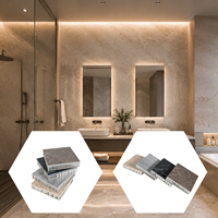 Panel Compuesto de Piedra en Forma de Panal |   Panel de Piedra a Medida |   Decoración Interior y Exterior