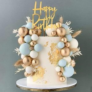 50 Pezzi di Decorazioni a Forma di Palla Colorate per Torte, per Matrimoni a Tema Bohémien e Feste di Compleanno - Product Image 4