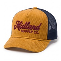Casquette Trucker en Velours Côtelé à 5 Panneaux Personnalisée avec Cordon, Logo Brodé, Style Vintage Automne-Hiver, Chapeau d'Extérieur en Maille, Vente en Gros