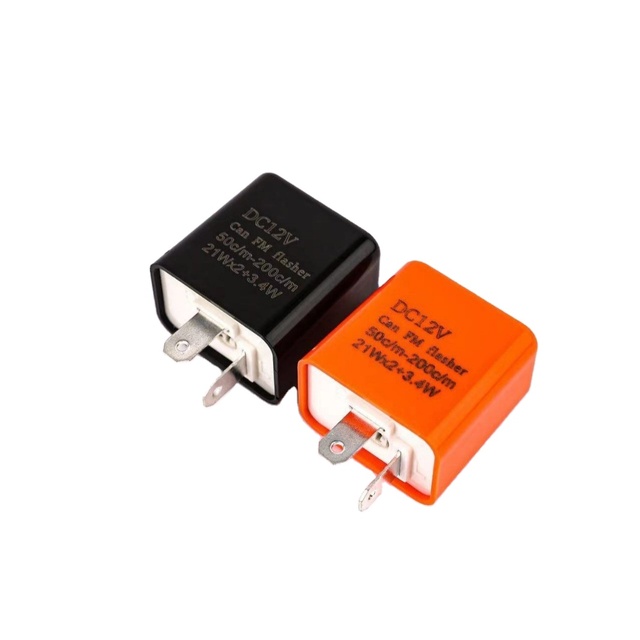 Adjustable Speed 2-Pin LED Turn Signal Flasher DC 12V Car & Motorcycle Relays FM Flasher Relay-Auto Parts