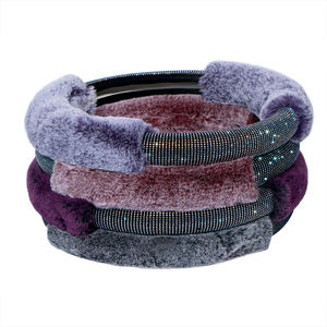 Funda de cuero para <span class=keywords><strong>volante</strong></span> de coche, cobertura universal de diamante para <span class=keywords><strong>volante</strong></span>, novedad, gran oferta - Product Image 1