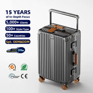 <span class=keywords><strong>Valigia</strong></span> Unisex in Alluminio <span class=keywords><strong>con</strong></span> Motivo Personalizzabile, 20-28 Pollici, Manico Largo, <span class=keywords><strong>Grande</strong></span> Capacità, <span class=keywords><strong>Ruote</strong></span> Girevoli Staccabili - Product Image 3