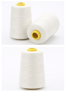 203 20s/3 Fils de coton perlé glacés, couleur blanche, avec coton épais à haute ténacité pour le crochet, la couture et le tricot à la main - Product Image 5