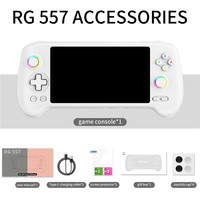 Console de jeu portable RG557 avec 12+256 Go intégrés, Android 14, processeur Dimensity 8300, écran AMOLED 5,48'', Wi-Fi, compatible PS2 WIIU