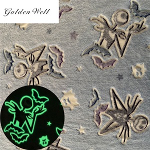 Gesunde und Weiche Flanell Fleece Decke Glow in <span class=keywords><strong>The</strong></span> Dark Decke mit Stern Mond Spaß Geschenk für Kinder Jungen Mädchen - Product Image 3