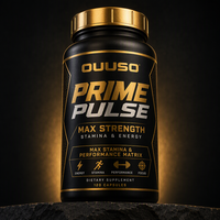 Capsules OUUSO Prime Pulse Max Stamina & Energy pour l'amélioration de la forme physique sportive, stimulation de l'endurance et de la vitalité masculine