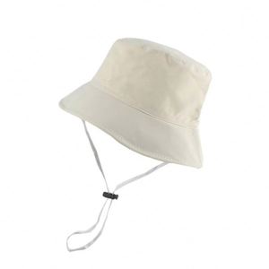 Chapeaux Bob Enfant Respirants Couleur Unie avec Cordon de Serrage Fixe, Chapeau de Pêcheur 14 Couleurs, Protection Solaire, Broderie Logo Personnalisé, Casquette Enfant - Product Image 4