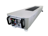 Système de robot de nettoyage automatique de panneaux solaires, augmentation de la production d'énergie de 30%, moteur de 150W, auto-charge de 40W, télécommande intelligente