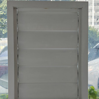 Persianas Horizontales Ajustables para Techo Exterior Modernas, Paneles de Aleación de Aluminio, Ecológicas, Ligeras, Duraderas y Decorativas