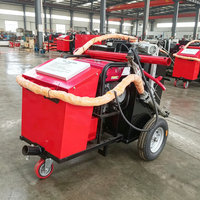 Machine de scellement de fissures routières robuste et durable avec revêtement résistant pour le comblement des joints de routes par les agents routiers