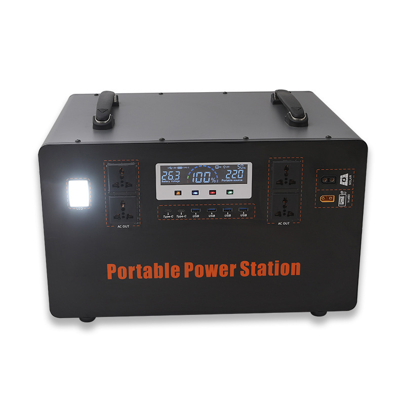 Da Mao High Large Capacity 3000W 3KWh 4.5KWh LiFePO4 12.8V DC Pure Sine Wave MPPT Controller External Battery Outdoor Energy · image 3