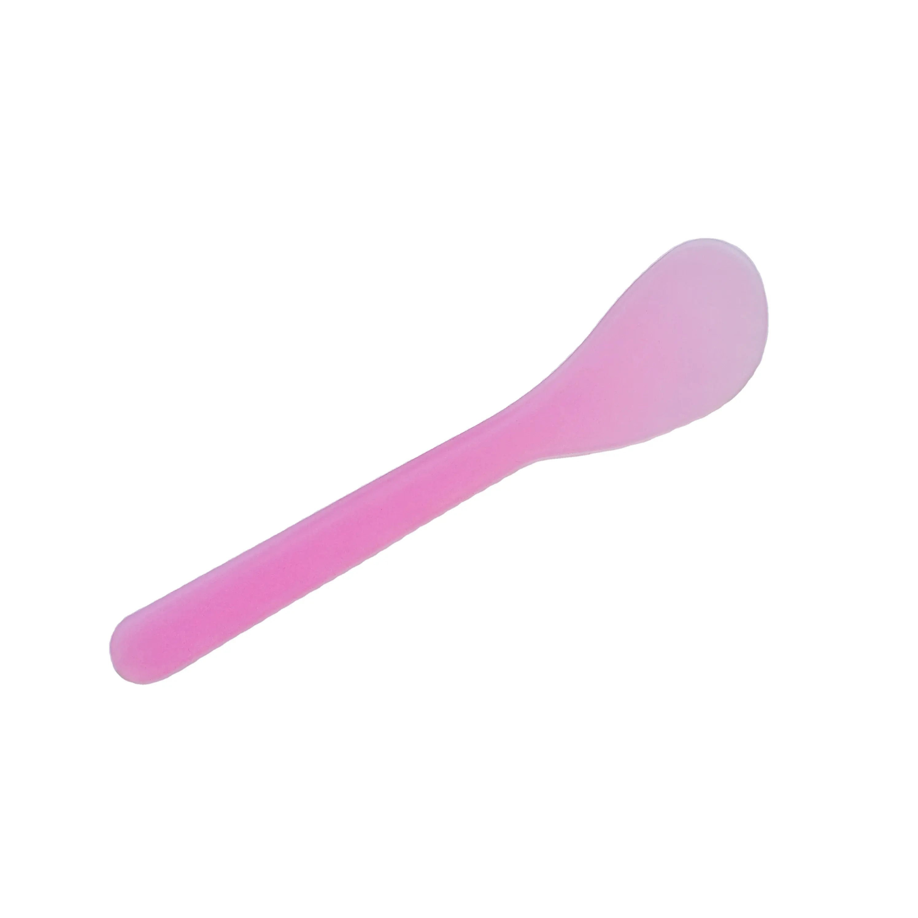 Eco friendly cosmetic spatula pink plastic mask spoon Face cream applicator