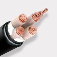 كابل طاقة منخفض الجهد YJV 0.6/1 كيلو فولت، عازل XLPE، غلاف PVC، نحاس/XLPE/PVC، مسلح أو غير مسلح