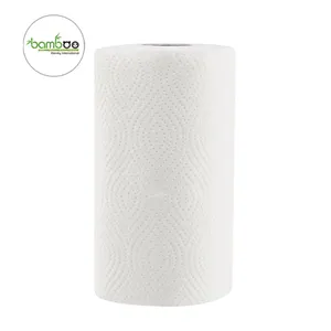 Asciugamano di carta del rotolo della cucina della polpa vergine di 120 fogli 100% del tessuto della cucina della carta della cucina del campione gratuito all'ingrosso