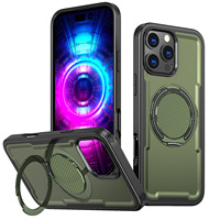 Étui magnétique robuste et résistant aux chutes pour iPhone 16 Pro Max avec support réglable, compatible également avec iPhone 17 Pro Max