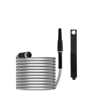 DD2933 métal 50 <span class=keywords><strong>pieds</strong></span> durs tuyaux lourds pulvérisateur 304 acier inoxydable lavage de voiture jardin <span class=keywords><strong>arrosage</strong></span> télescopique <span class=keywords><strong>tuyau</strong></span> magique avec buse - Product Image 5