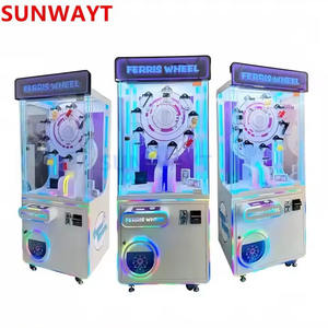 Nouvelle machine de jeu Arcade Crane Dolls Catcher Toy Ferris Wheel with Coin Acceptor Gift Machine - Product Image 5