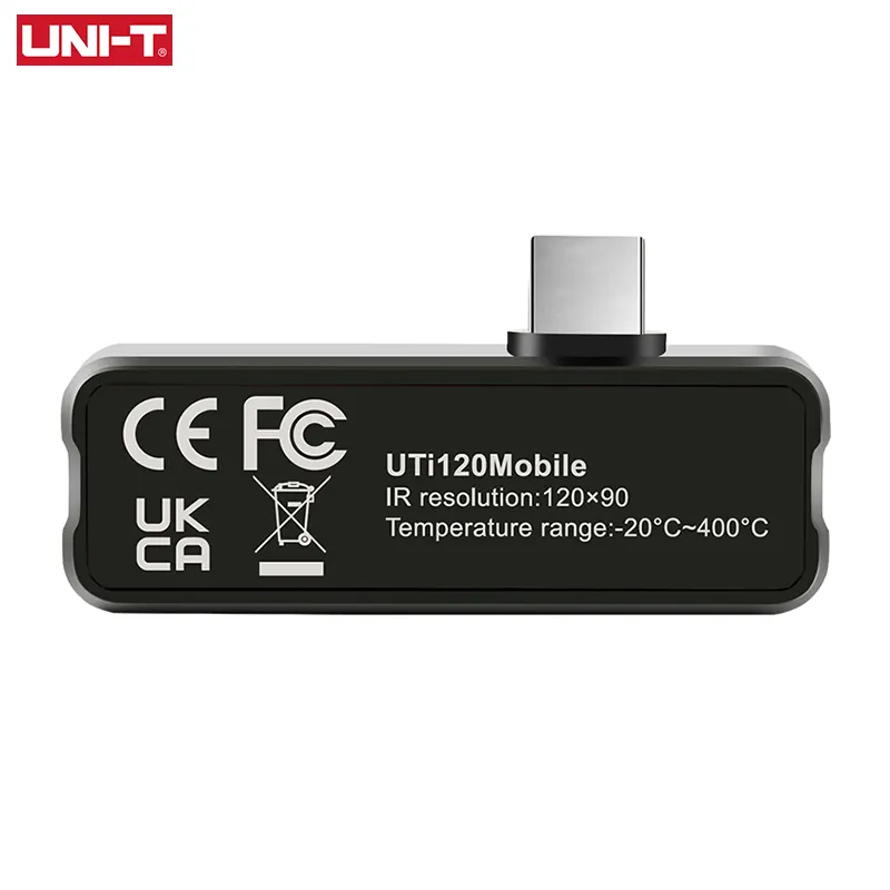 UTi120 Camera Chụp Ảnh Hồng Ngoại 10800 Pixel Di Động Cho Điện Thoại Android Type-C Có Ghi Hình Video Máy Chụp Ảnh Nhiệt