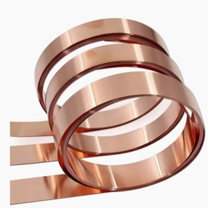 Bande de cuivre T2 haute pureté 0,2/0,3/0,4/0,5 mm, longueur 1M 2M, pour connexion de batterie et de câblage de chauffage - Product Image 1