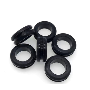 Wholesale Multiple Specifications Silicone Grommet Cable Grommet Protective Cable Black Silicone Grommet - Product Image 2