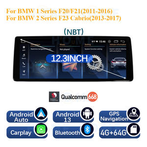 Sistema Multimediale per Auto da 12,3 Pollici con Qualcomm 668 per <span class=keywords><strong>BMW</strong></span> Serie 1 E87 E81 E88 2004-2012, Carplay, Navigazione GPS, Android Auto - Product Image 3