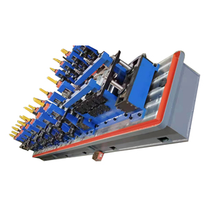 Rouleau de tuyau de Machine de soudage de tube d'aileron en spirale automatique à haute fréquence formant la ligne de moulin avec des composants de noyau de moteur et de roulement - Product Image 1