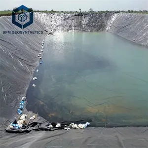 Pond Liner Geomembranas HDPE 1mm for Artificial Lake