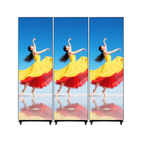 Portable Intérieur P1.25 P1.53 P1.86 P2 P2.5 LED Affiche Affichage Vidéo Bannière Miroir LED Publicité Écran D'affichage Numérique