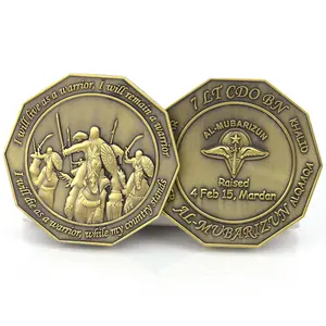 Sfida Coin Design Stamping Dies 3d in lega di zinco crea il tuo doppio Souvenir pesante moneta placcata in oro monete antiche personalizzate