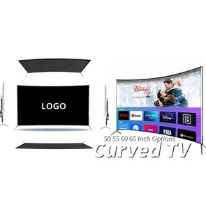 TV Television a Schermo Curvo 4K all'Ingrosso da 65 Pollici UHD Android Smart TV 50 55 60 65 Pollici Set TV LED <span class=keywords><strong>Digitale</strong></span> - Product Image 5