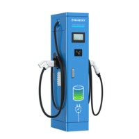 Cargador Rápido DC Bluesky Ev de 40KW CCS2 con Control por Aplicación RFID, OCPP 1.6, IP55 para Uso Comercial, Estación de Carga de Energía Eléctrica, Nueva Estación de Carga de Energía