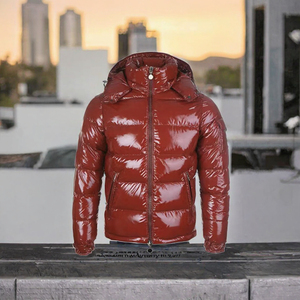 Ventes flash de printemps, veste bomber pour homme OEM, fermeture éclair sur le devant, logo, coque en nylon, écologique, respirante, coupe-vent - Product Image 3