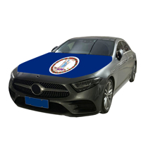 Vente en gros 120x150cm Virginie housses de capot de voiture drapeau abordable résistant à l'usure et durable couverture de capot de moteur de voiture