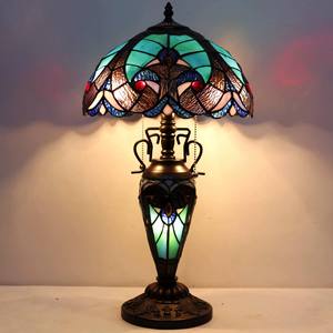Современная дизайнерская лампа Тиффани с гибким кабелем, питанием от USB, для спальни и кабинета, элегантная, изысканная, ручной работы, с куполом из витражного стекла, цоколь E26 - Product Image 6