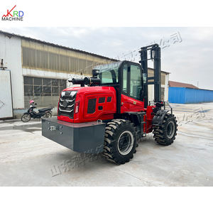 Tout terrain accidenté 4x4 Direction Télescopique Chariot Élévateur Télescopique 3 Tonnes Petit Chariot Élévateur Hors Route Chariot Élévateur Avec Prix Bon Marché - Product Image 5