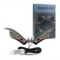 Lumières LED Demon Eye pour voiture 5V, 11 modes d'éclairage, universellement compatibles, lampes décoratives pour un style automobile personnalisé
