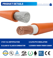 Câble de batterie en cuivre étamé isolé XLPO/XLPE, câble basse tension 16-35 mm 500 m IP68