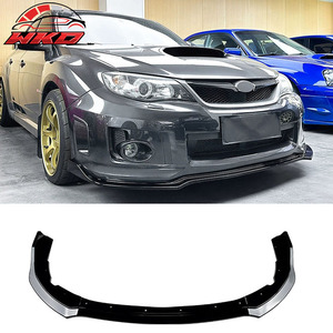 Fits For Impreza WRX STI 11-14 IKON Front Bumper Lip Chin <b>Splitter</b> PP Gloss Black Auto Parts Automotive Accessories - Product Image 1