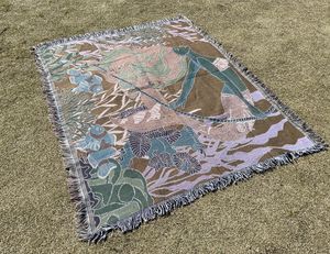 <span class=keywords><strong>Couverture</strong></span> de canapé tissée de haute qualité, nouveauté, vente en gros, <span class=keywords><strong>petite</strong></span> sirène, pour enfants et adultes - Product Image 6