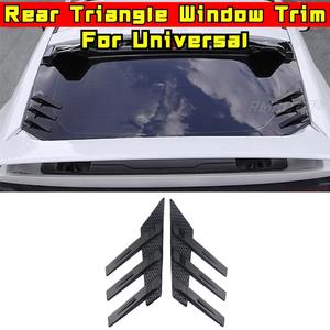 Car Rear <b>Window</b> Shark Cheek Trim for Universal Rear Side Vent <b>Window</b> Trim <b>Cover</b> Car Accessories - Product Image 2