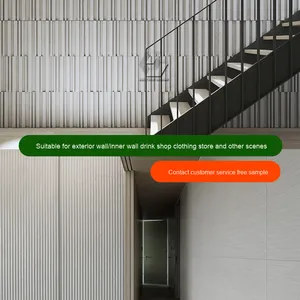 Pannello di parete <span class=keywords><strong>in</strong></span> fibra di legno con rivestimento discreto <span class=keywords><strong>in</strong></span> stile Design moderno - Product Image 4