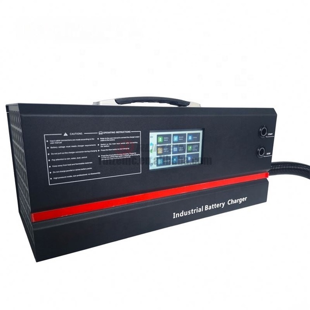Professional Automatic 24V Battery Charger 24v 100a Fast Smart Battery Charger 24 Volt 100 Amp for Lifepo4 Lithium Lead Acid