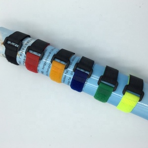 Yeniden kullanılabilir özel baskılı logo kablo bağı ayarlanabilir serbest bırakılabilir naylon kanca döngü plastik toka ile kablo bağı s cırt cırt kayış - Product Image 6