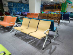 Hiện đại PU da tay vịn phòng chờ đợi ghế cho phòng khám sân bay bệnh viện cắt tóc tiệm phòng tập thể dục cho tiếp tân hội nghị khách - Product Image 4