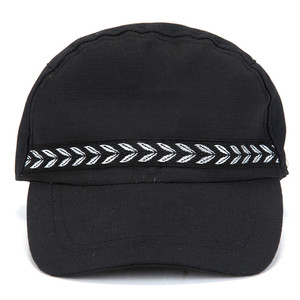 Gorras de Béisbol Monocromáticas de 6 Paneles para Entrenamiento de Seguridad, al por Mayor, de Poliéster/Algodón Negro, Unisex, para las Cuatro Estaciones - Product Image 2