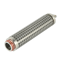Élément filtrant plié en acier inoxydable 316L de qualité alimentaire, 1 µm, avec raccord NPT 1/2 pouce pour les systèmes de traitement des produits laitiers et des jus