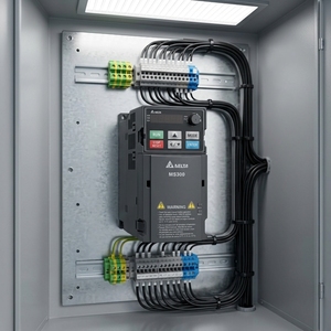 VFD1A6MS21ANSAA VFD MS300 200w 0.2kw Monofásico 200V-240VAC Nuevo VFD1A6MS21ANSAA 230v Monofásico VFD1A6MS21ANSAA - Product Image 1