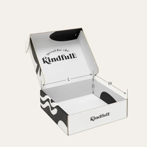 Kraft vận chuyển hộp biểu tượng tùy chỉnh bao bì hộp có thể tái chế và sinh thái thân thiện gửi thư hộp cho các doanh nghiệp - Product Image 1