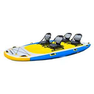 เรือคายัคตกปลาแบบมีที่นั่งสำหรับ 4 คน รุ่น KLE-0068 เรือถีบสำหรับ 4 คน รุ่น KLE-0068 - Product Image 1